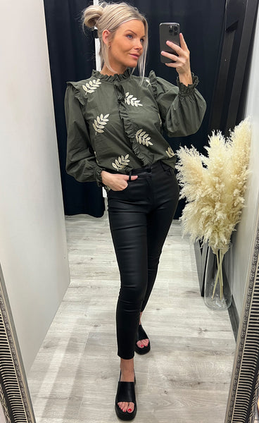 Goldie shirt - forest night