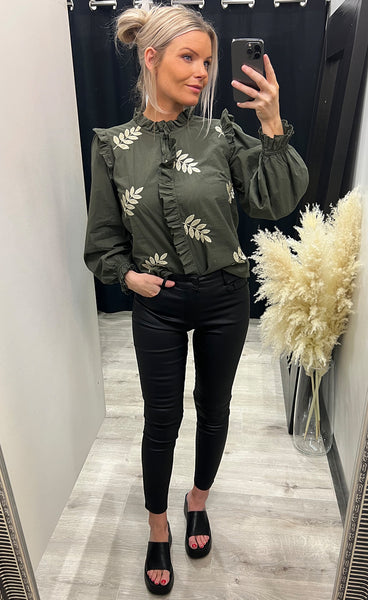 Goldie shirt - forest night