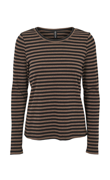 PREPAIR Beatrice t-shirt - black brown