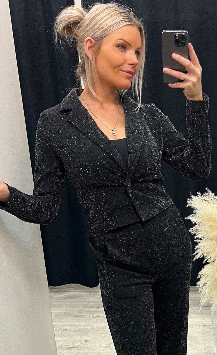 Vienne blazer 1 - black glitter