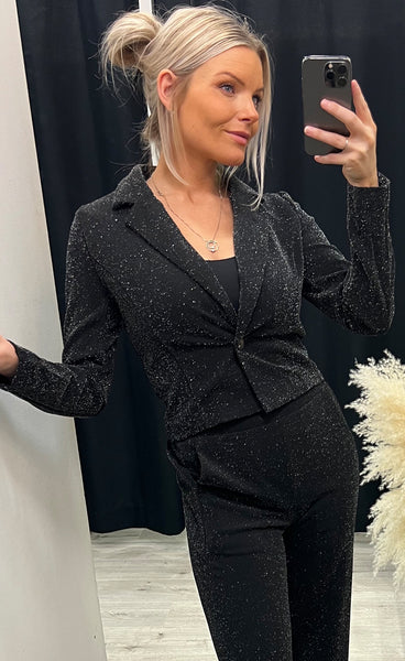 Vienne blazer 1 - black glitter