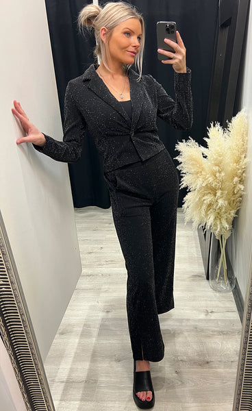 Vienne blazer 1 - black glitter