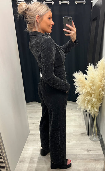 Vienne blazer 1 - black glitter
