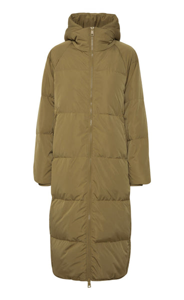 Bunala down jacket - antique bronze