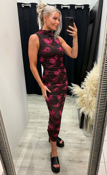 Esthe dress - dark florella print