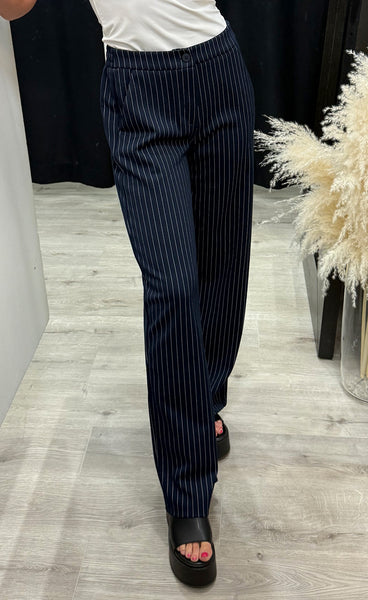 FRANSA Blenda pants 5 - nightsky stripe