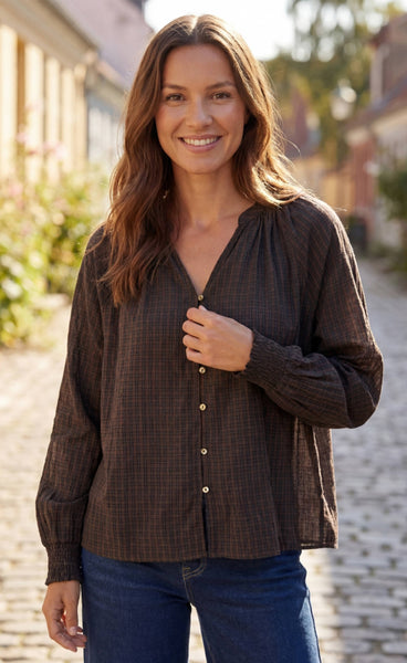 PREPAIR Portia blouse - brown
