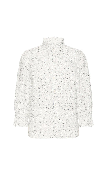 Willa shirt - blue printed