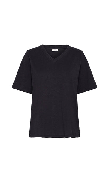 Viktoria v-neck - black