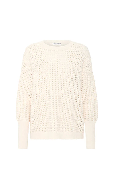 Raelyn oversized pullover - antique white