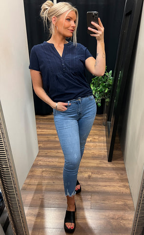 Sandra tee - navy