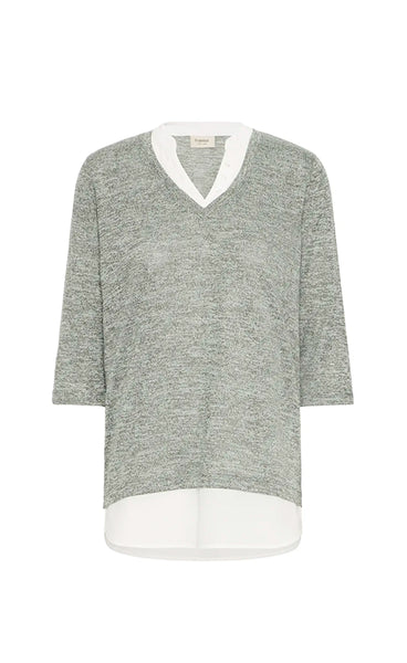 Rexan pullover 2 - green melange