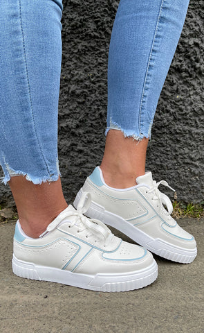 Strigaskór 6390 - blue