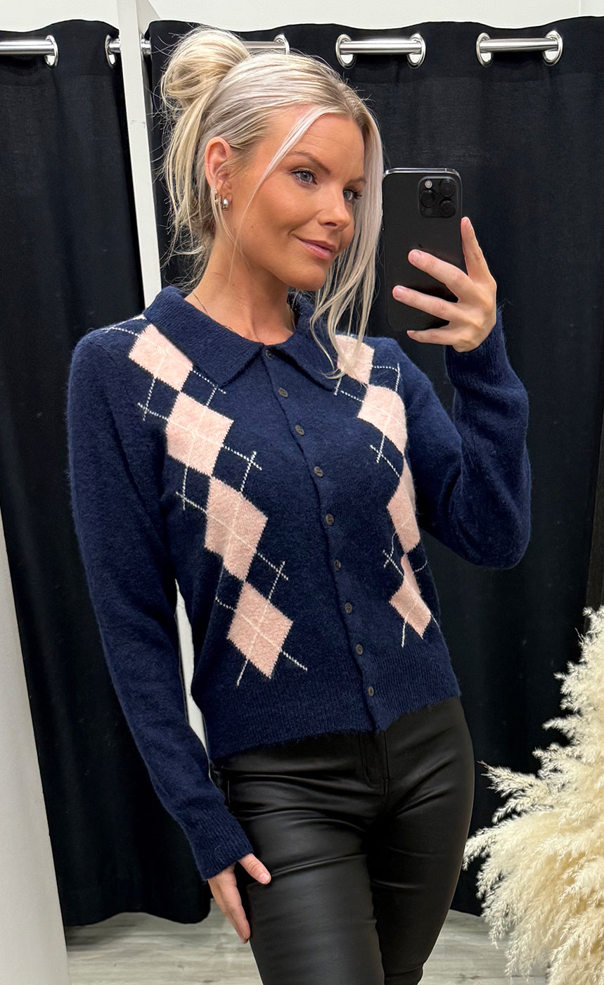 Noema cardigan 1 - night sky melange