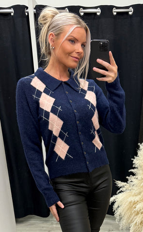 Noema cardigan 1 - night sky melange