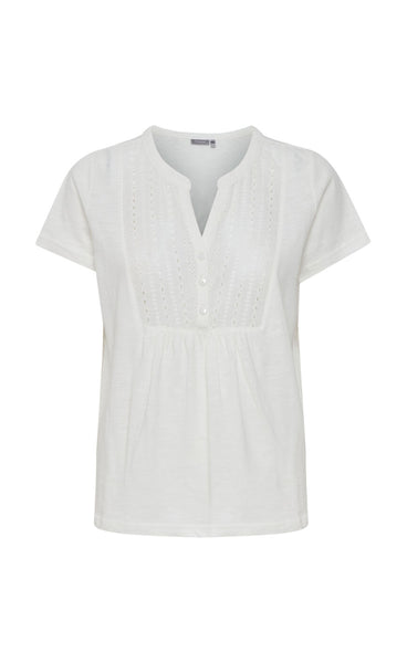 Sandra tee - white