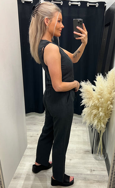 Lis pants - black velvet