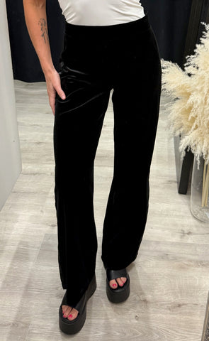 Perlina velour pants 3 - black