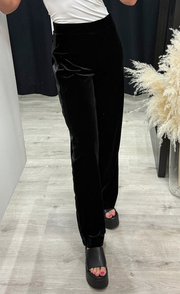 Perlina velour pants 3 - black
