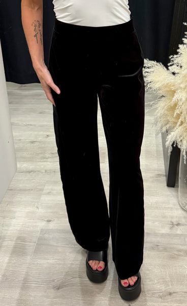 Perlina velour pants 3 - black