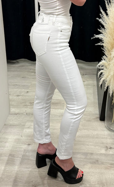 Emma HW jeans - white denim