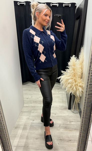 Noema cardigan 1 - night sky melange