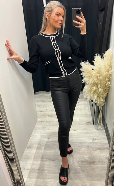 Janni cardigan - black