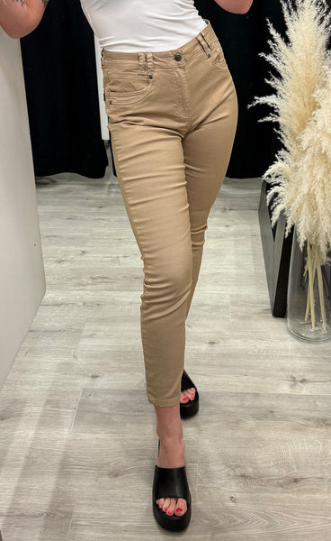 Rosita HW pants - white pepper