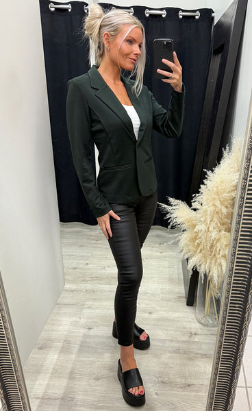 FRANSA stretch blazer - jet set