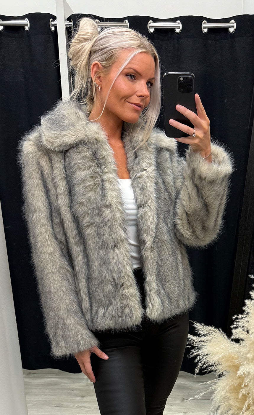 Akaja short jacket - oatmeal