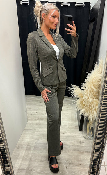 Sati blazer - frosted almond melange