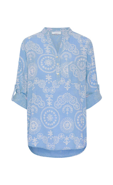 Alexa blouse - azurine