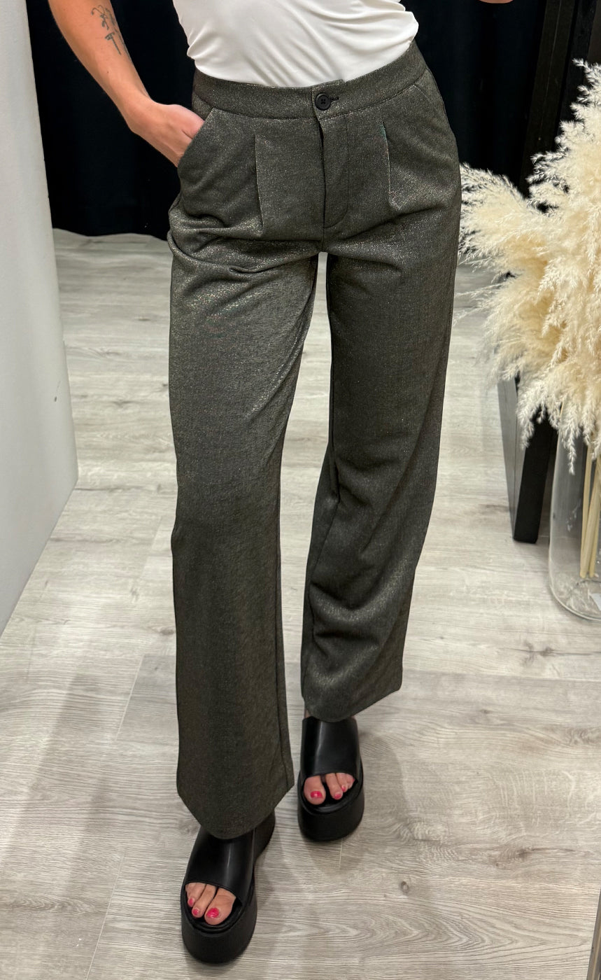 Sati pants - frosted almond melange