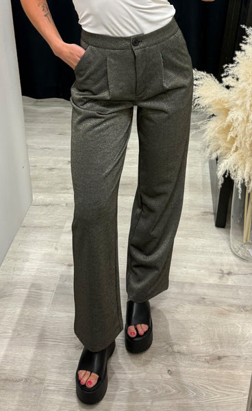 Sati pants - frosted almond melange