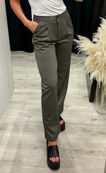 Sati pants - frosted almond melange