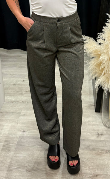 Sati pants - frosted almond melange