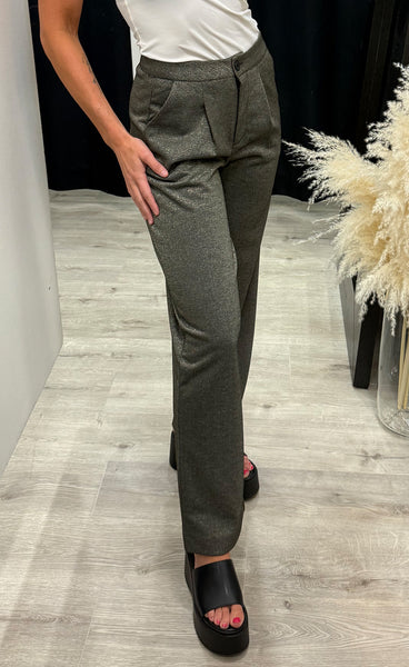 Sati pants - frosted almond melange