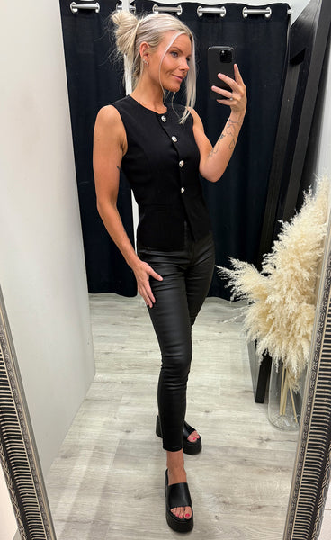 Lauressa vest - black