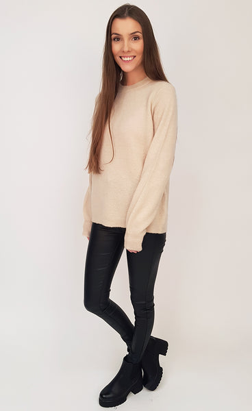Helanor ice pullover - oyster melange