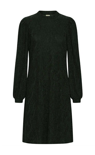 Avalon dress 1 - jet set jacquard