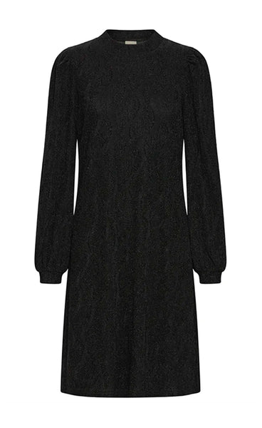 Avalon dress 1 - black jacquard