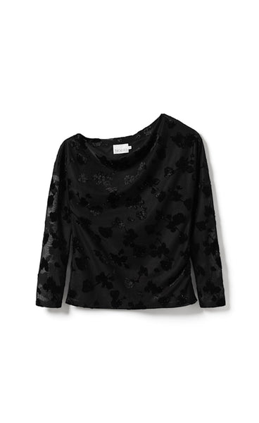 Lanna top - black glitter