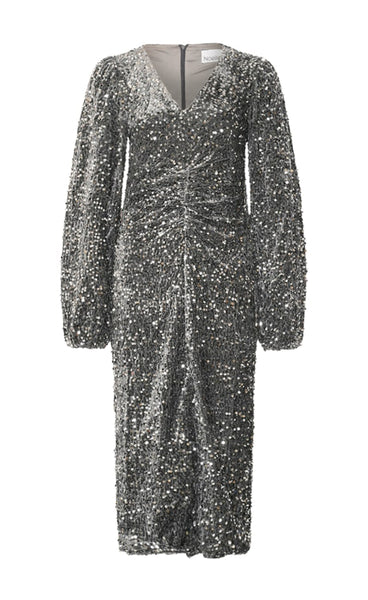 Teagan LG dress - silver grey