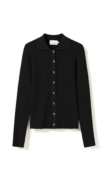 Livanna knit cardigan - black