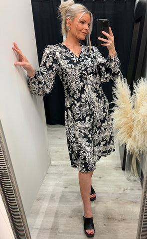 Ariana dress 10 - black mix