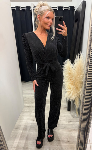 Egina jumpsuit 18 - black/silver