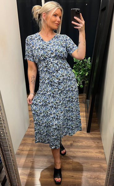 Iris dress 3 - navy mix