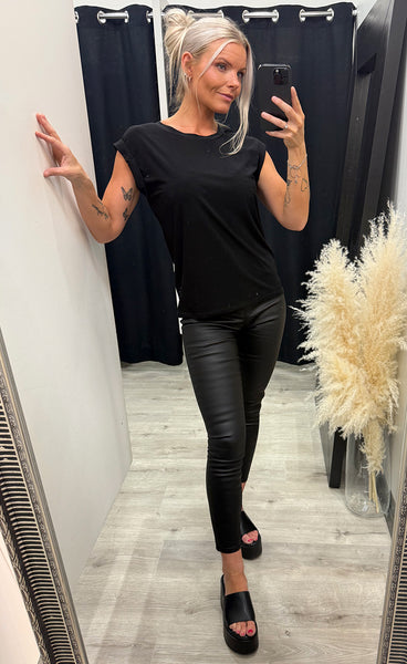 Low-a top - black
