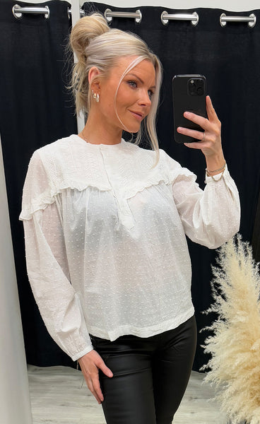 Lauren blouse - snow white