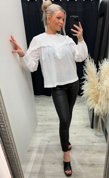 Lauren blouse - snow white